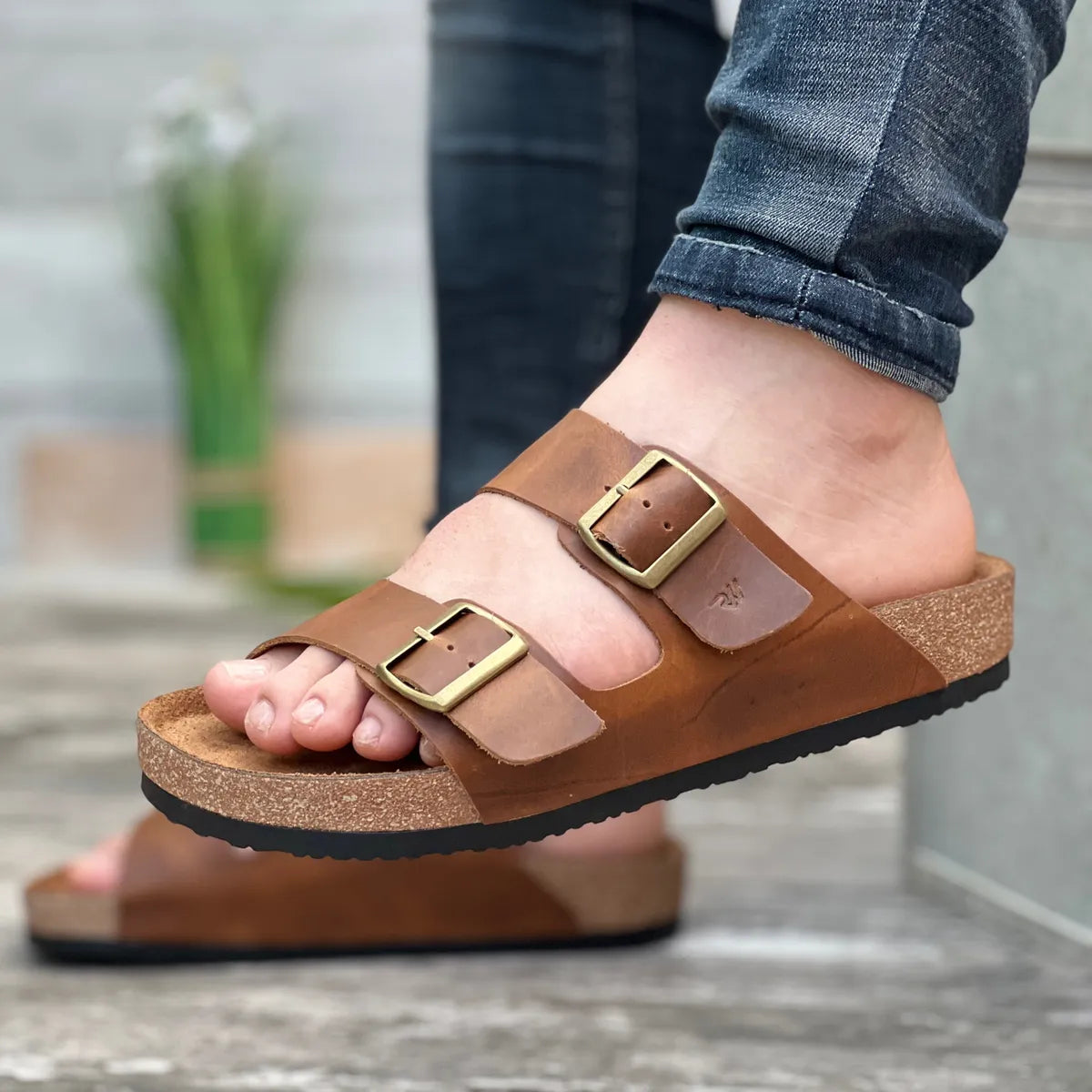 SANDALIAS TERRANOVA CUERO - MIEL