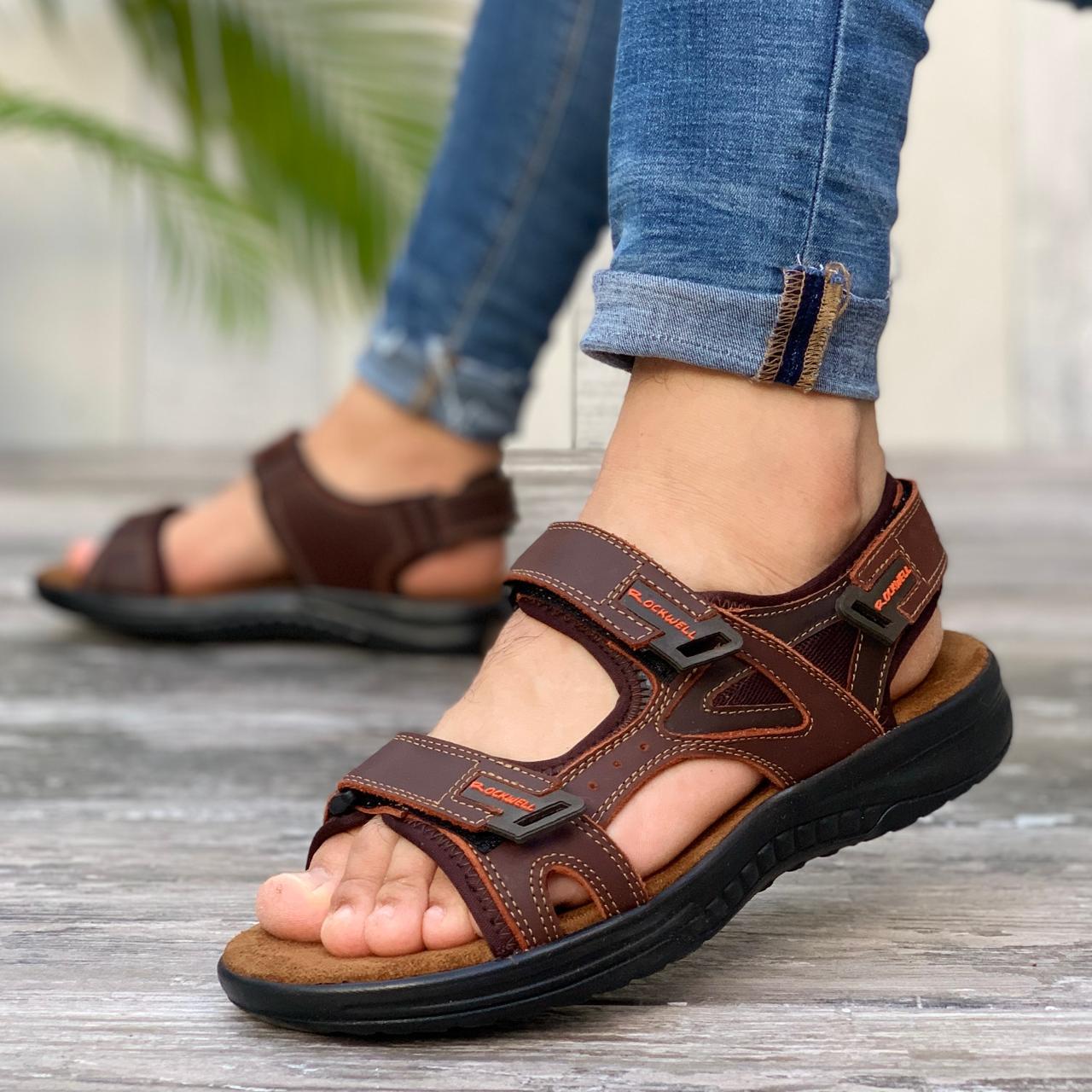 SANDALIAS HERCULES CUERO - MIEL