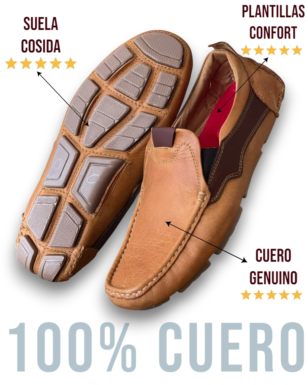 Mocasin Alfieri leather