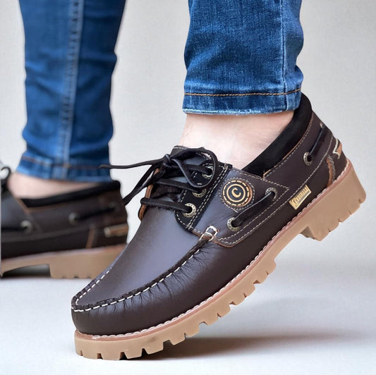 MOCASIN SCARPELLI- CAFE