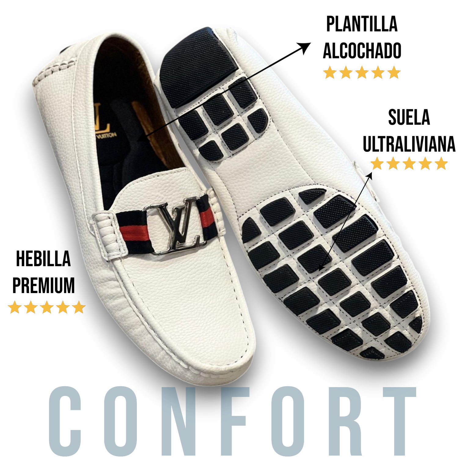 Mocasin laurent luxe para hombre