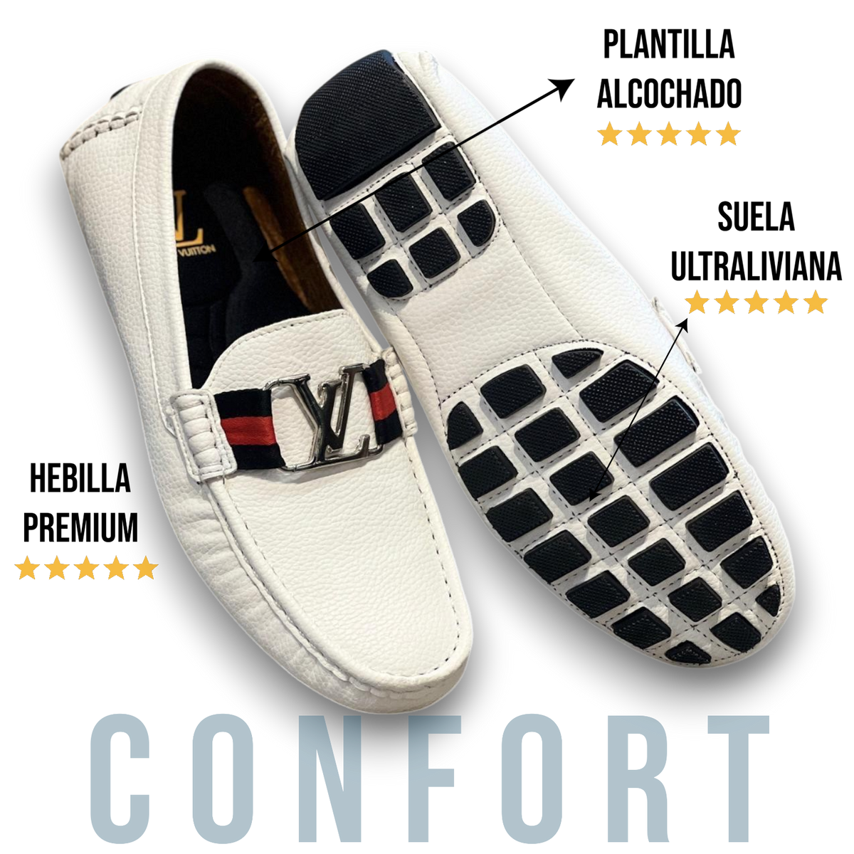 Mocasin laurent luxe para hombre