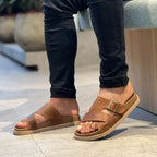 Sandalia roma para caballero  (100% cuero)