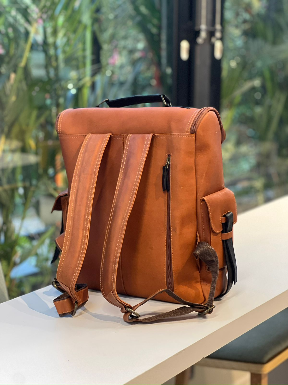 Morral para caballero - 100% cuero