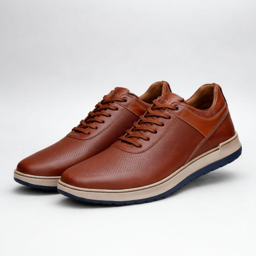 Zapato ferrato - 100% cuero enserado