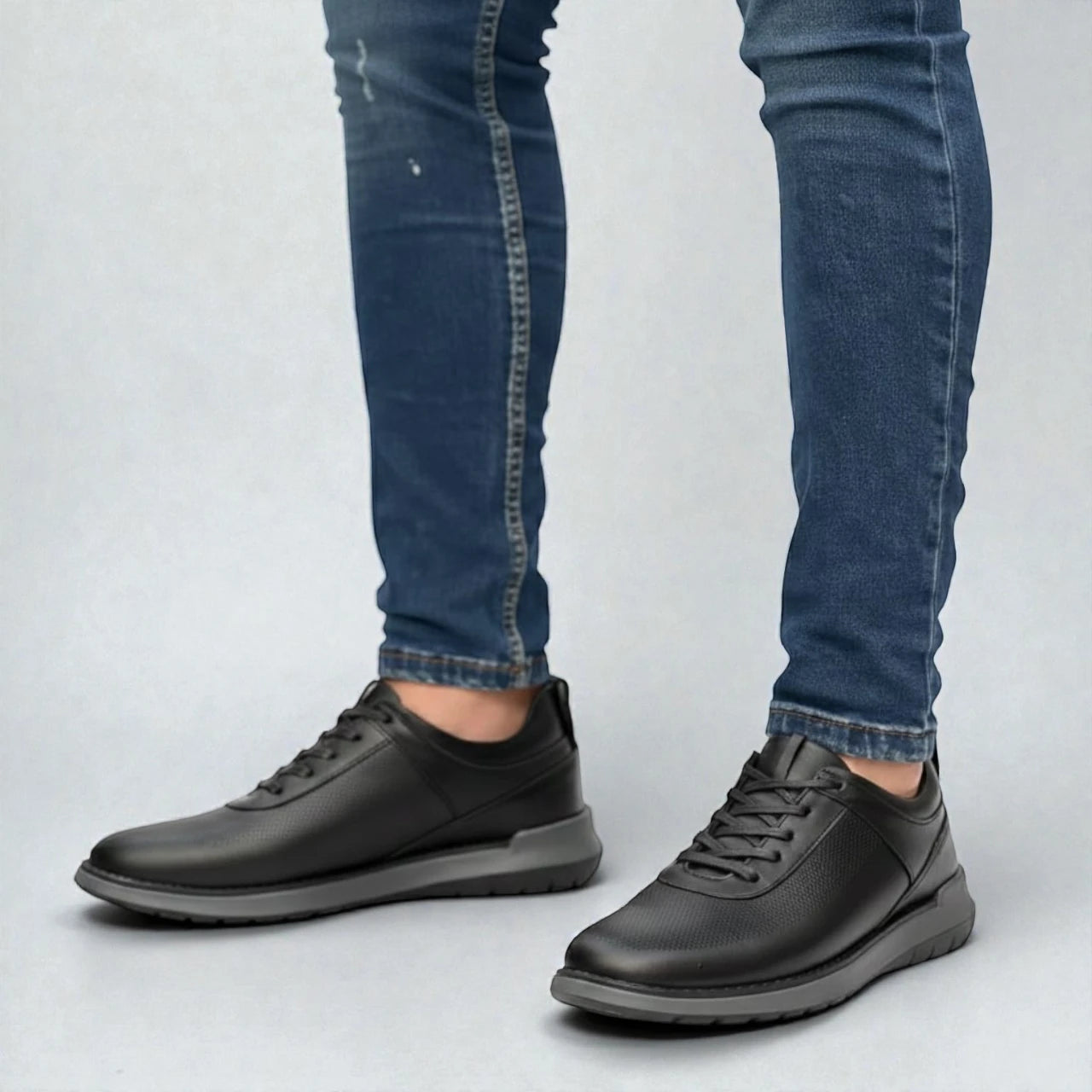 Zapato ferrato - 100% cuero enserado