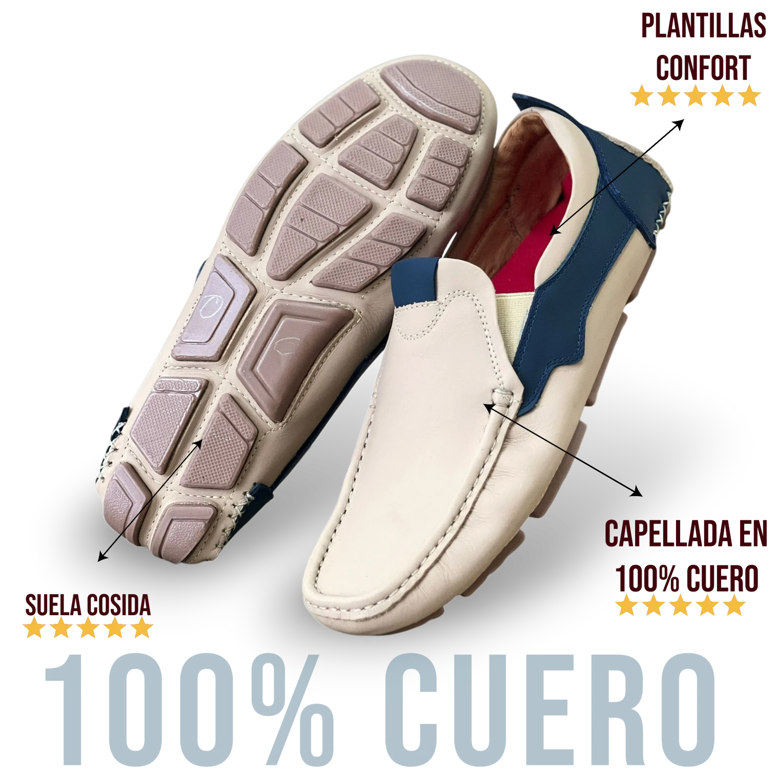 Mocasin Alfieri leather