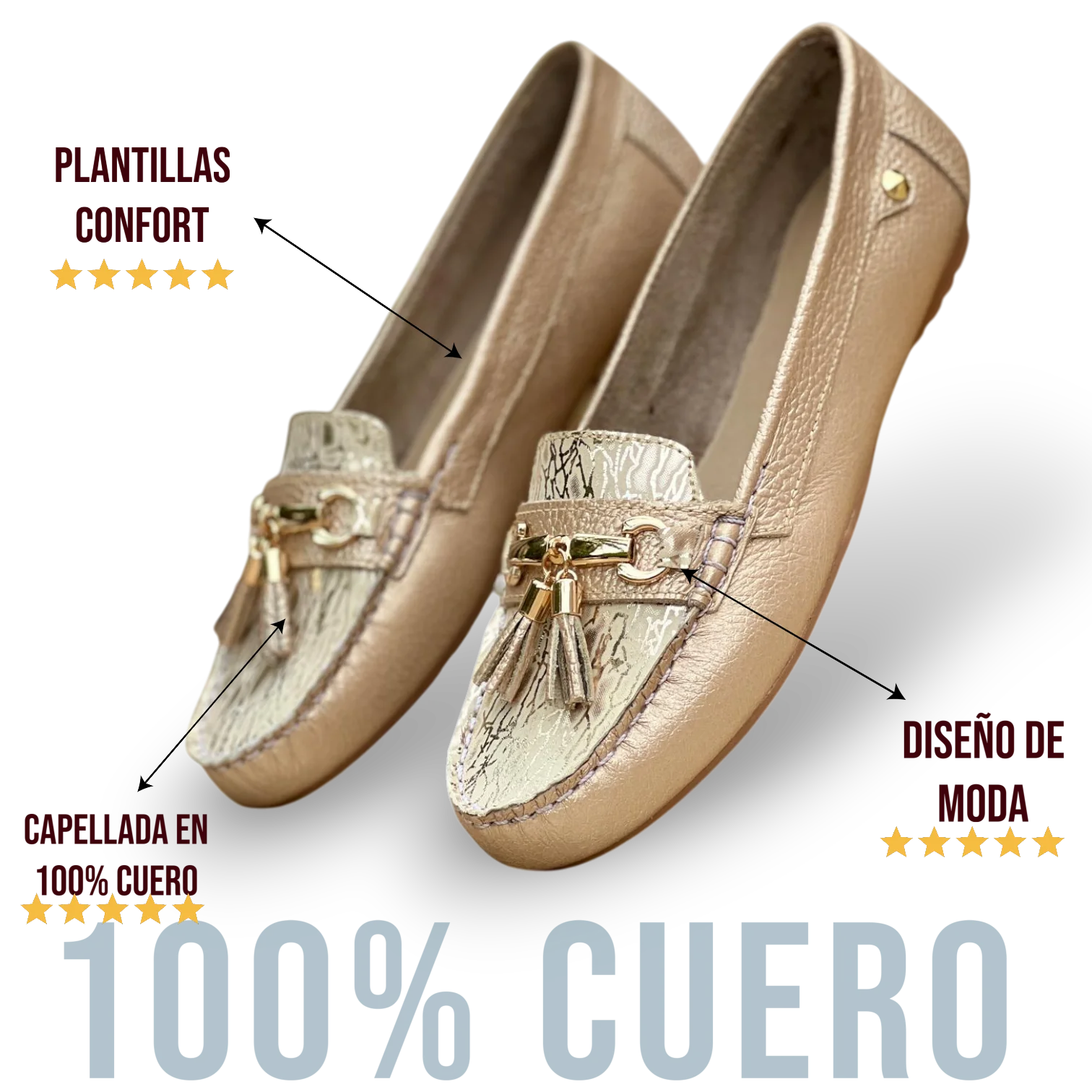 Mocasin Divina Leather