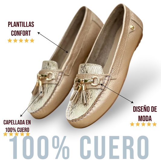 Mocasin Divina Leather